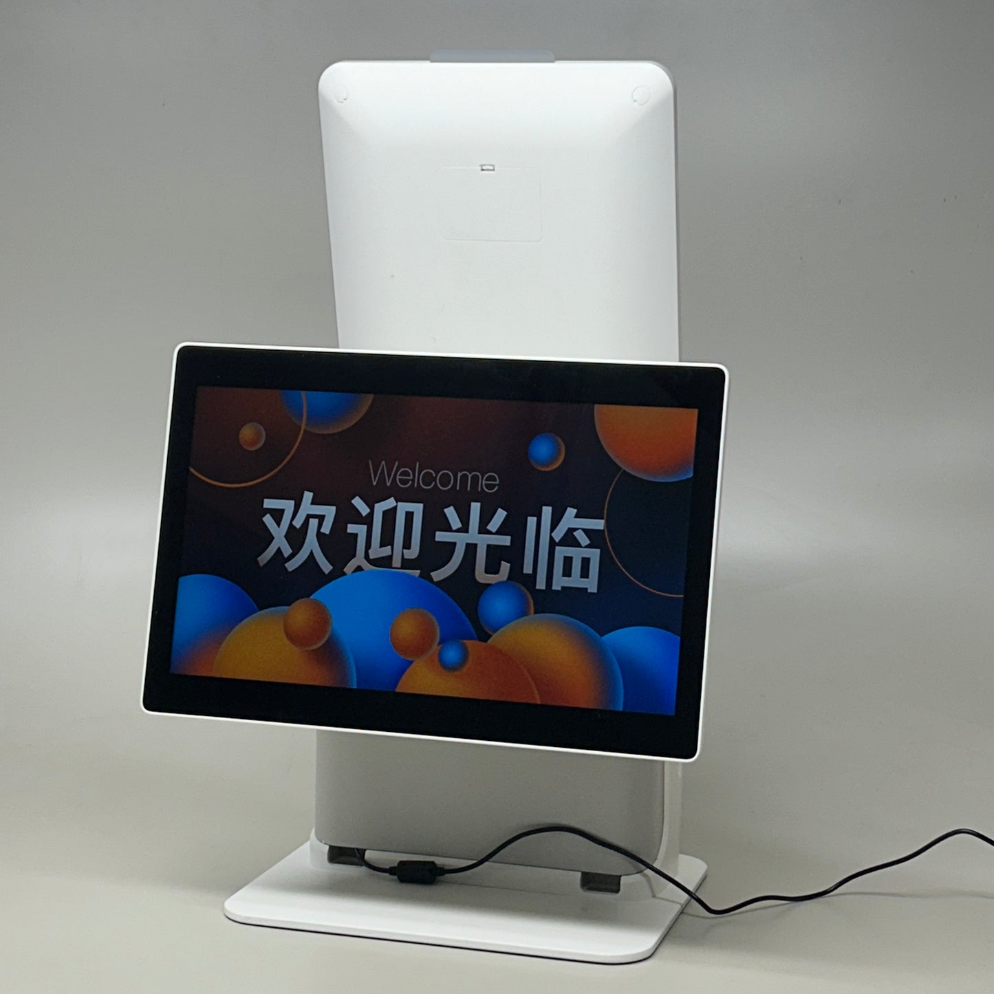 SUNMI K2 Mini Dual Monitor Countertop Point of Sale Kiosk F4501 (AS-IS)