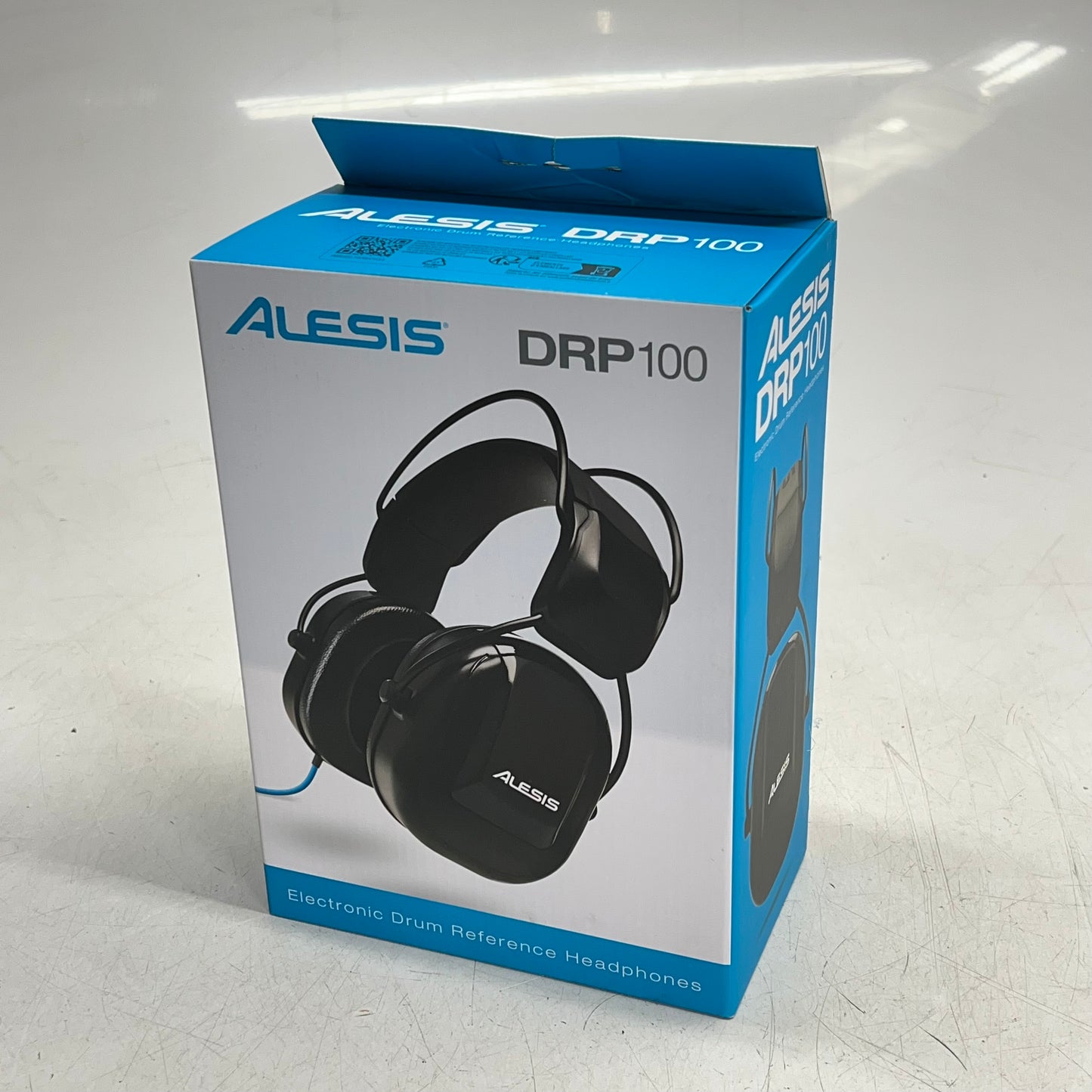 ALESIS Professional Drum Monitoring Headphones 40mm Full Range Black DRP100