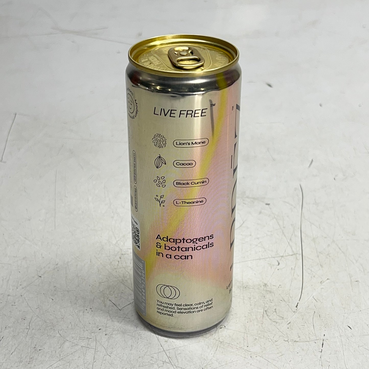 BREZ (12 PACK) Flow Lemon Elderberry Social Tonic W/ Mushrooms 12 Fl Oz BB 10/26