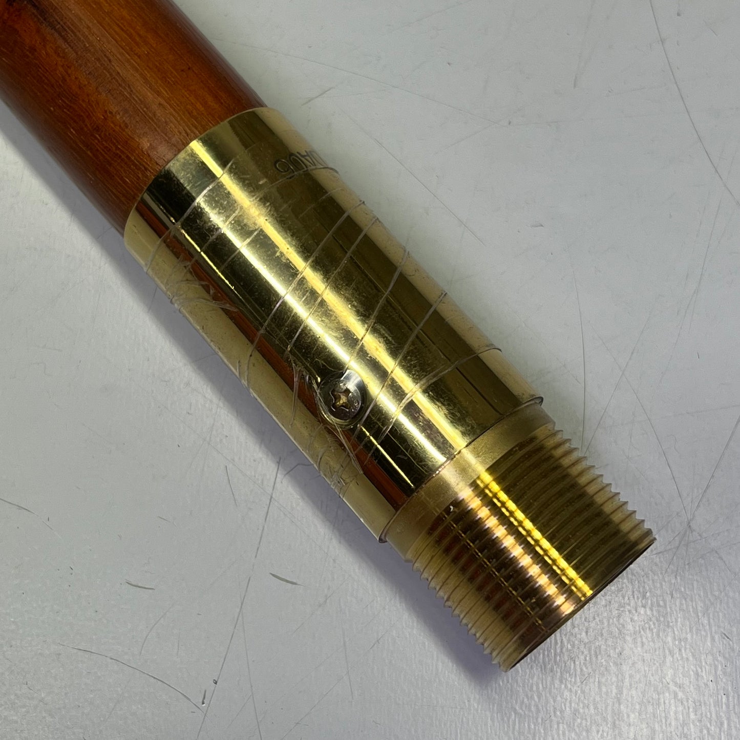 GROSFILLEX Wooden Market Outdoor Umbrella 7' Fits 1-1/2" Holes Terra Cotta