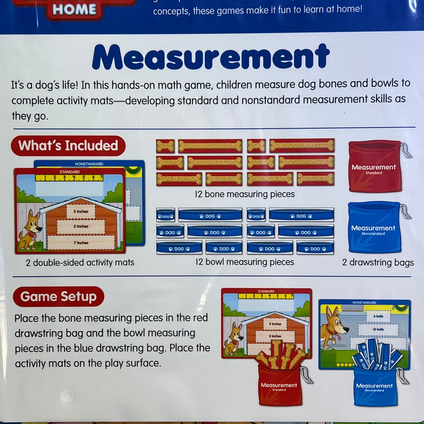 LAKESHORE Skill Building Family Engagement Math Packs Ages 3-5yrs GG658