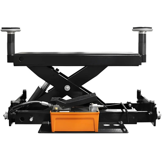KATOOL 6,000 Lb Rolling Bridge Jack Hydraulic Sz 40"L x 20"W x 7.5"H - Black