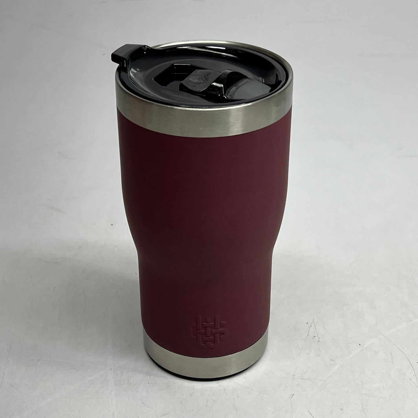 ZA@ WYLD GEAR Insulated Tumbler W/ Wisconsin Old Fashioned Mix Logo 20oz Maroon