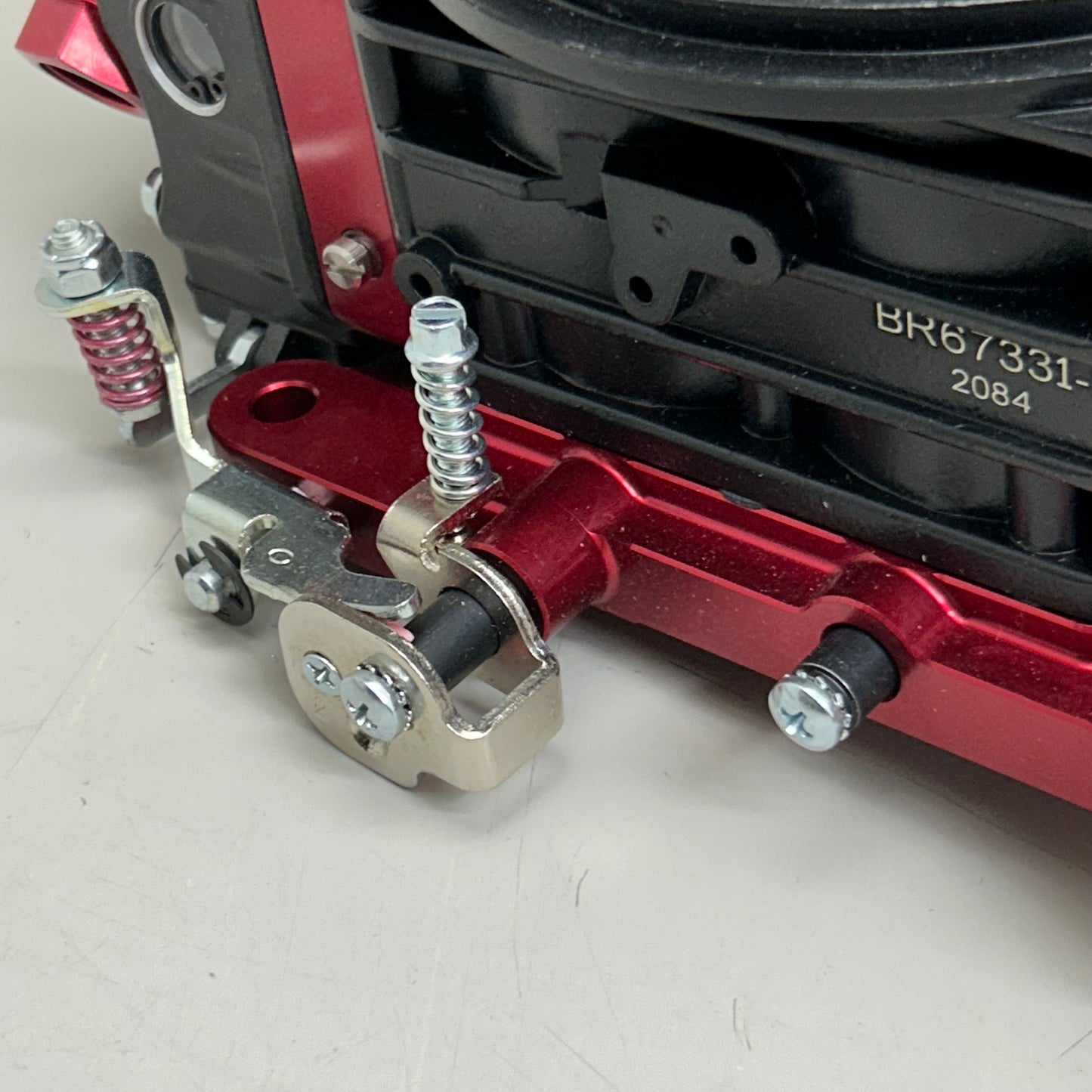 BRAWLER Race Carburetor Mechanical Secondary Red/Black BR67331-1