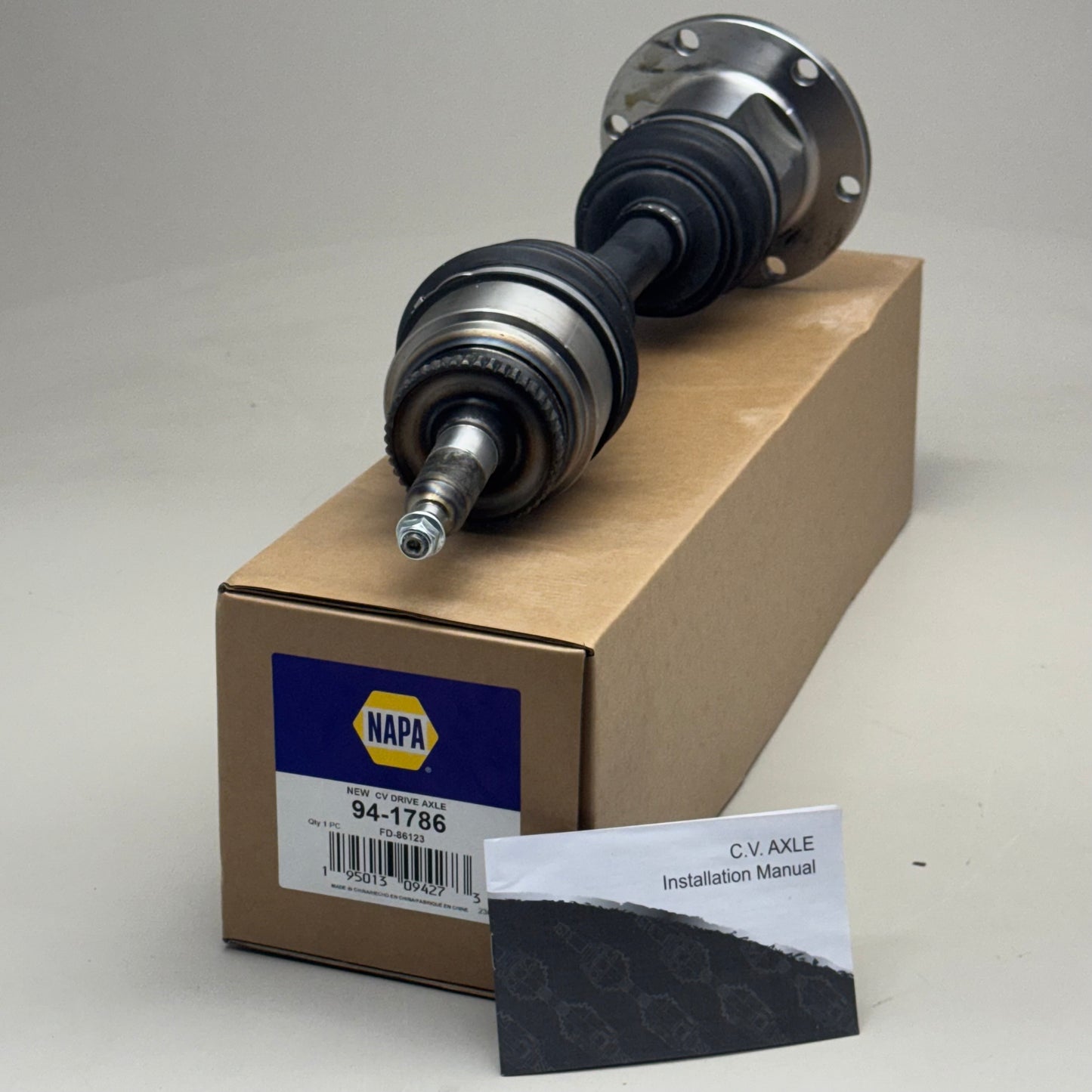 NAPA CV Drive Axle Grooved 19.49" for Ford & Lincoln FD-86123 94-1786