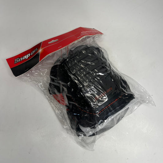 SNAP ON Gel-cushioned Knee-pads Inner Anti-slip Grip W/ Quick Release Black