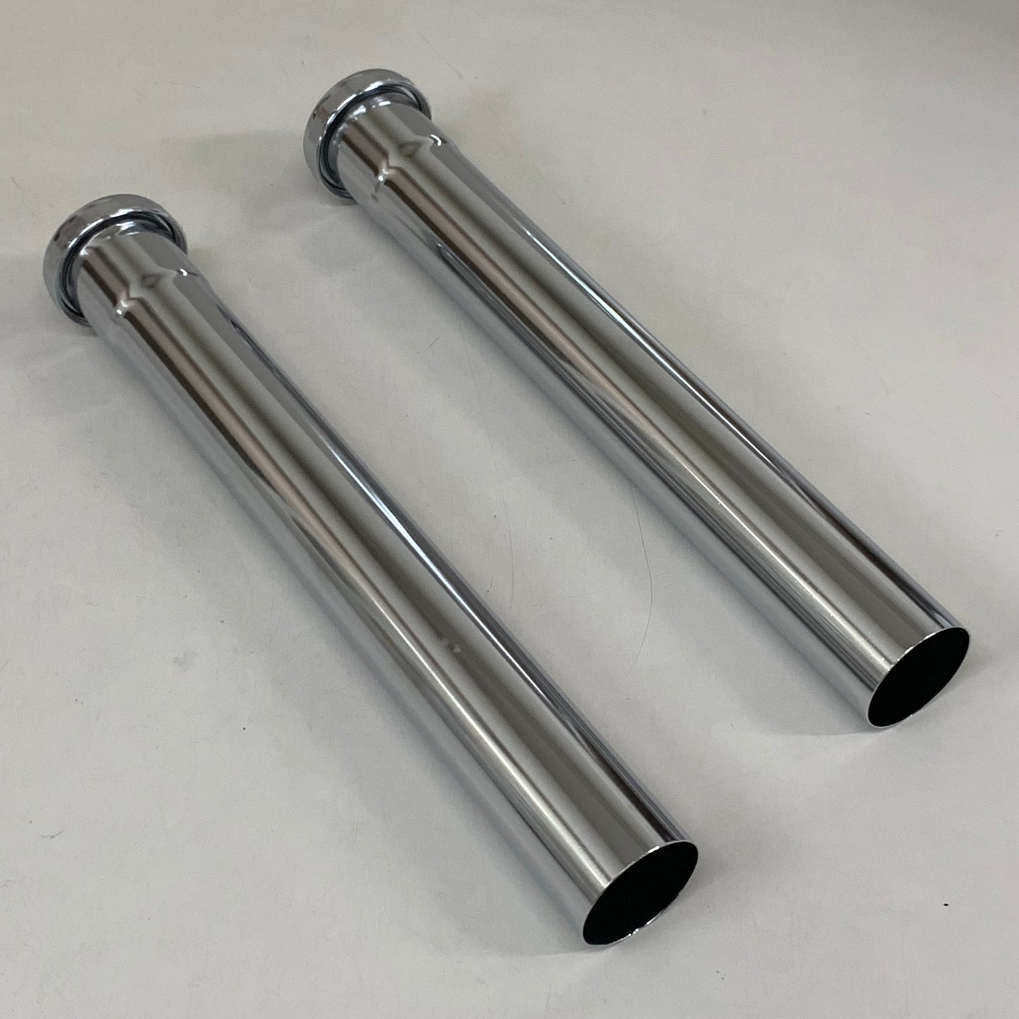 DEARBORN (2 PACK) Extension Tube W/ Slip Joint 24-Gauge 12" 1-1/2" Chrome 793A-1