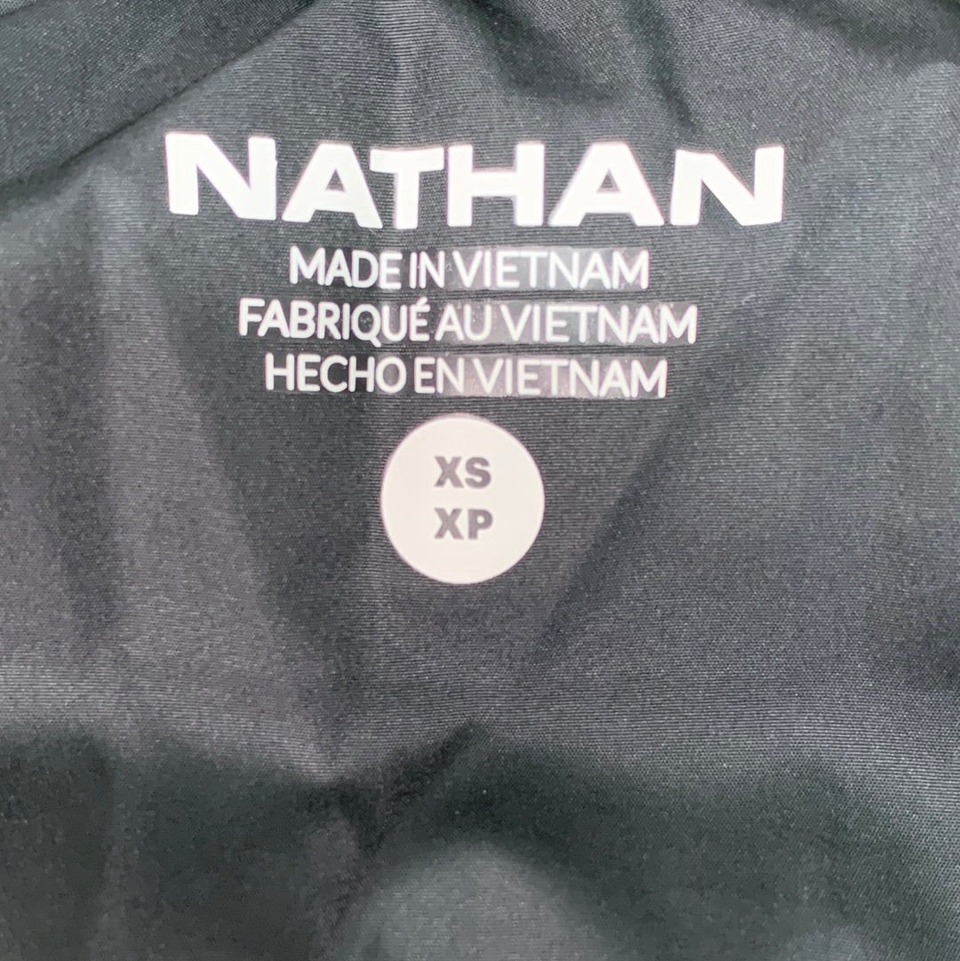 NATHAN Puffer Jacket Pertex Running Men's XS Black NS550540-00001-XS (New)