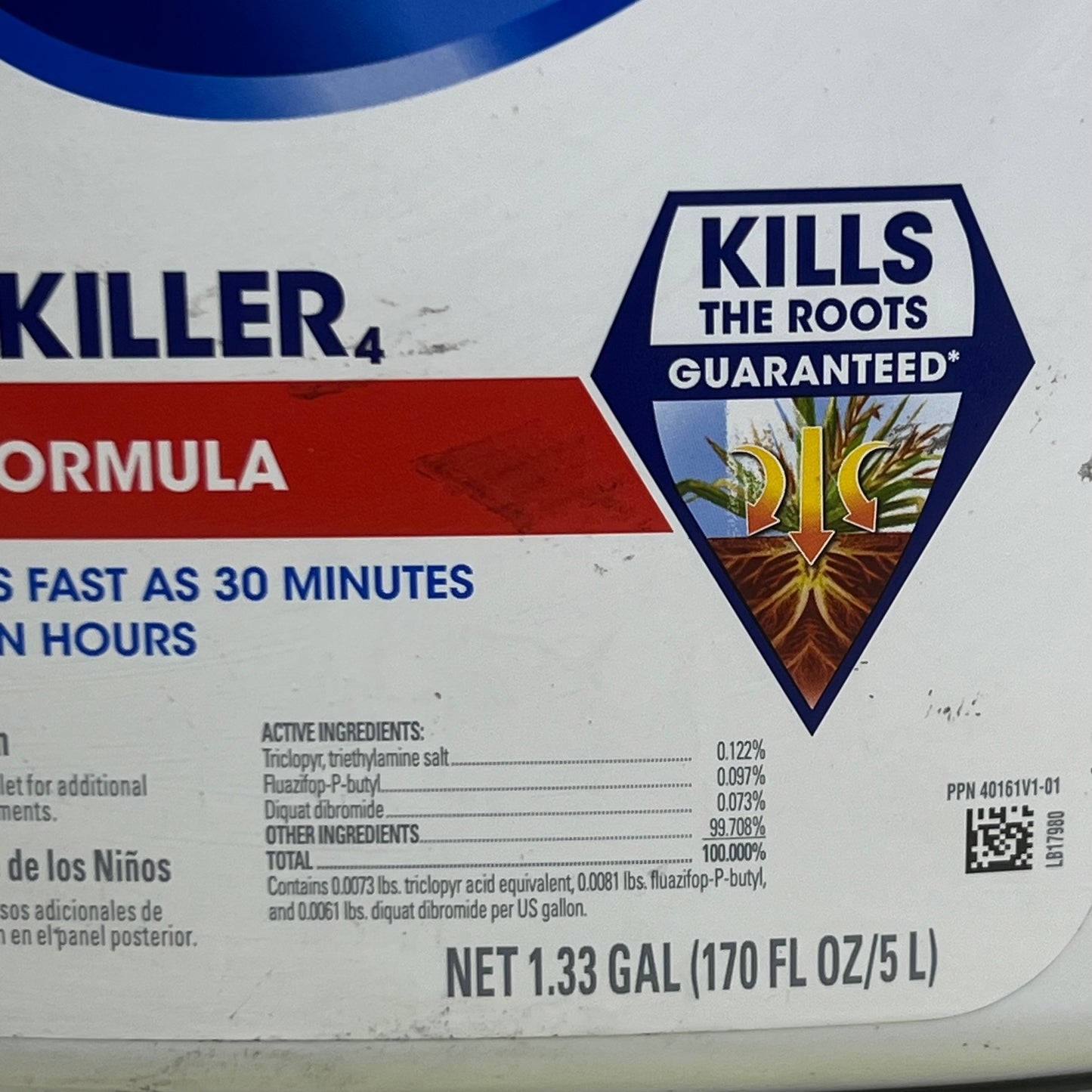 ROUNDUP Weed & Grass Killer 4 With Trigger Sprayer 170fl./5 L