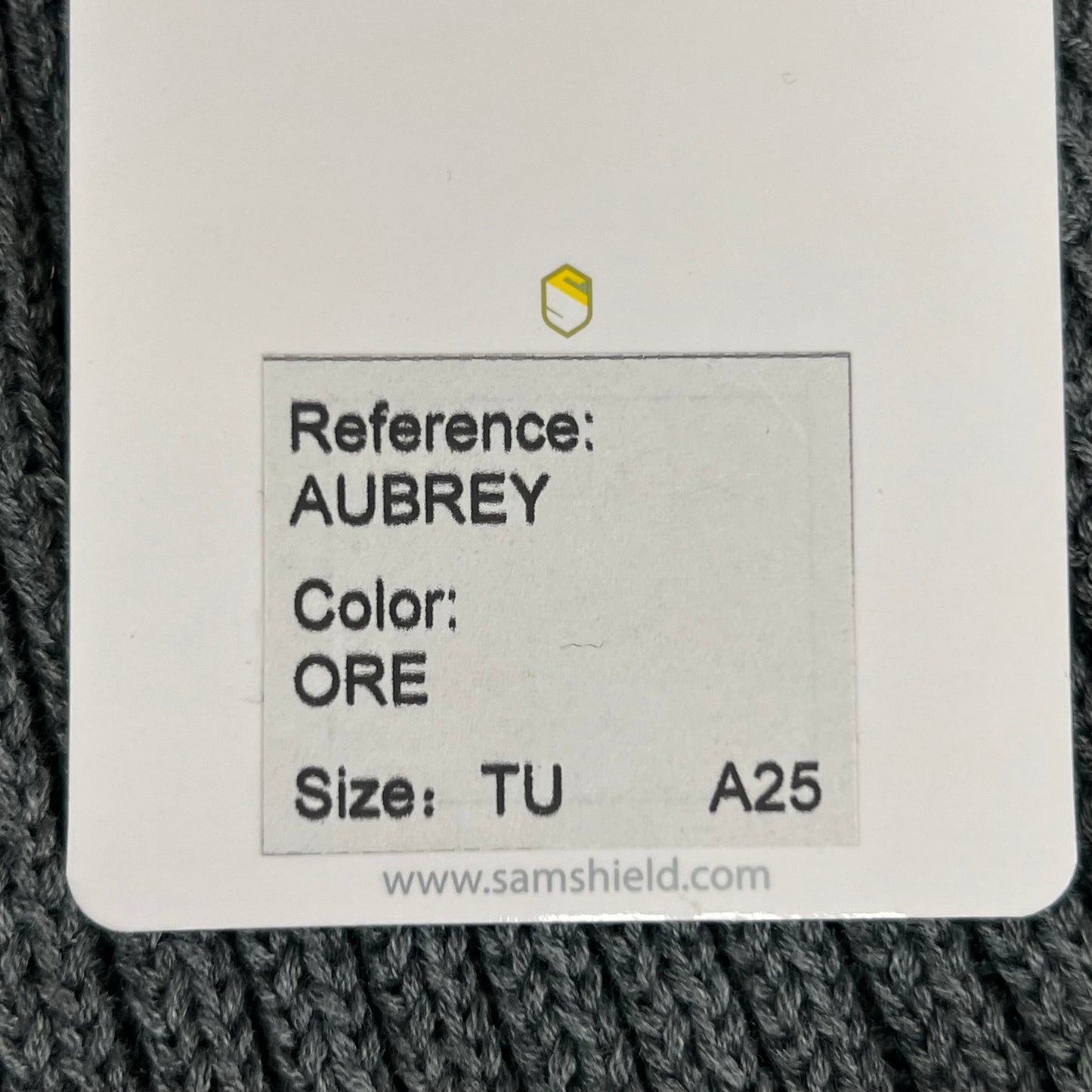 SAMSHIELD Aubrey Equestrian Beanie Hat Women's Sz One Size Fits All Grey