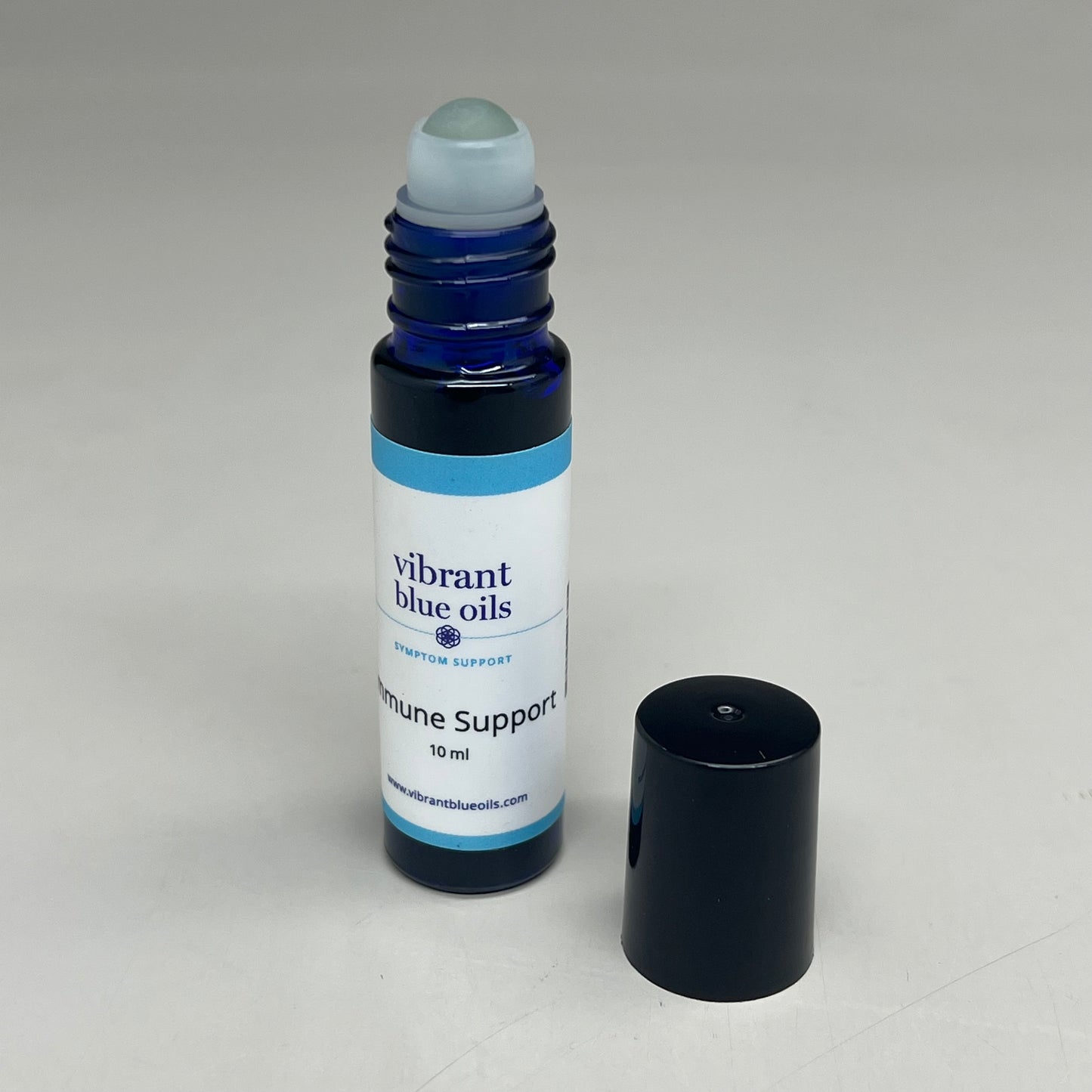 VIBRANT BLUE OIL Immune System Support Organic Essential Oil Roller Bottle 10mL