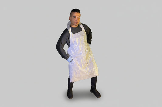 SAFETY ZONE (1000 PACK/Case) Proguard Polyethylene Apron Sz 28" x 46" MDP-46W-I