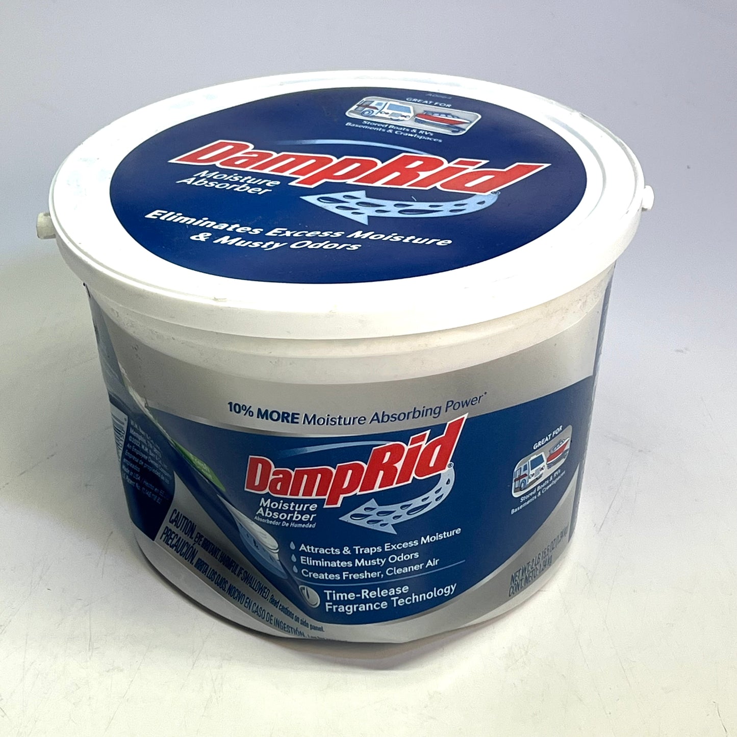 ZA@ DAMPRID (3 PACK) Hi-Capacity Moisture Absorber, Fragrance Free 2LB/15.5OZ A0663 (Damaged)