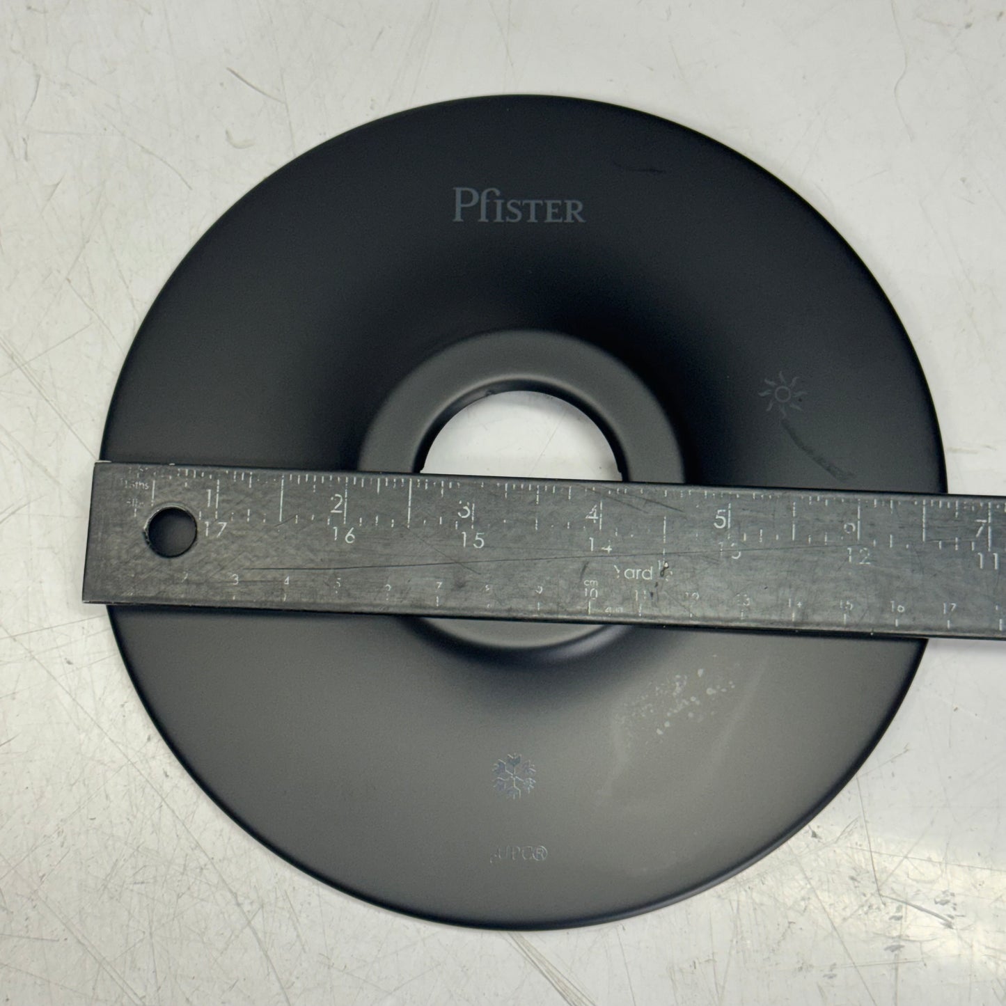 PFISTER Weller Shower Only Trim Package with 1.8 GPM Multi Function Shower Head, Matte Black Finish LG89-7WRB
