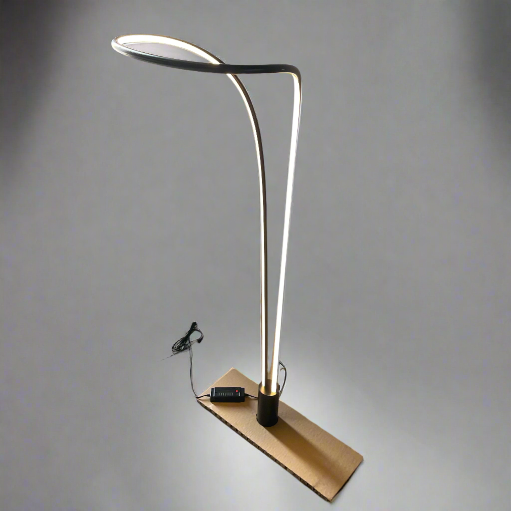 ARTCRAFT Cortina LED Floor Lamp Fixture 33W LED 3000K 120V AC7589BK