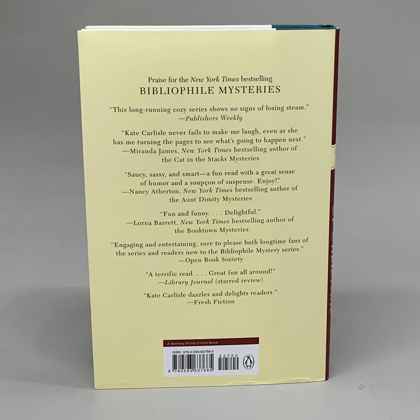 BERKLEY Kate Carlisle;The Twelve Books Of Christmas 320 Pages