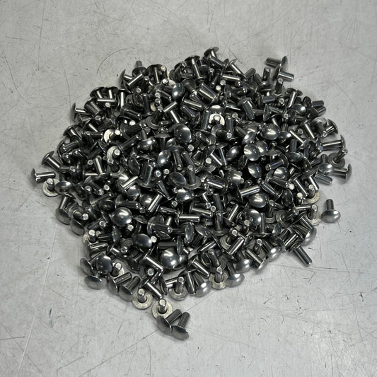 AURORA (224 Each) Brazier Head Aluminum Rivet Sz 3/16" x 1/2", Grey RVT6-224