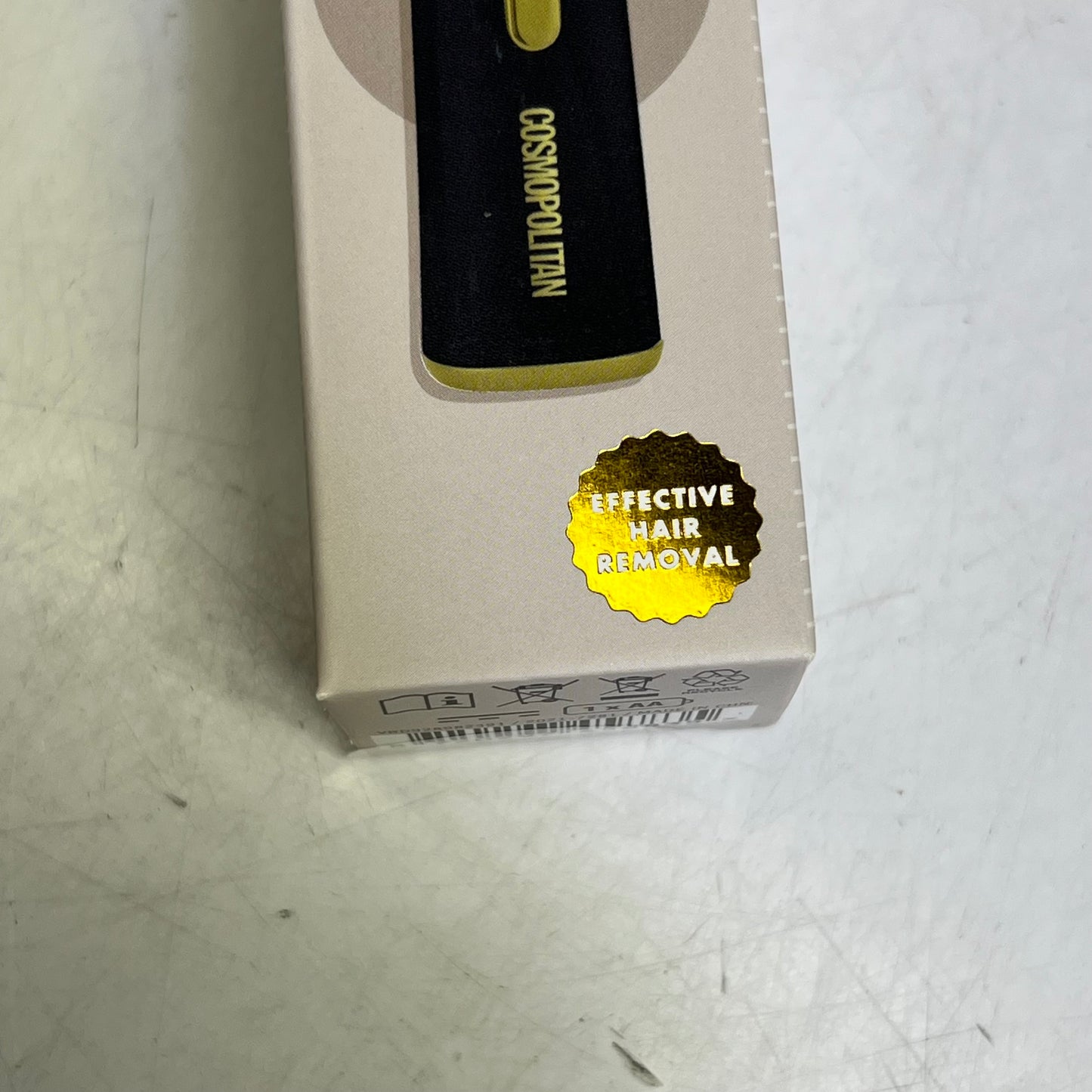 COSMOPOLITAN Battery Operate Facial Hair Remover For Women Black/Gold 2021-7281