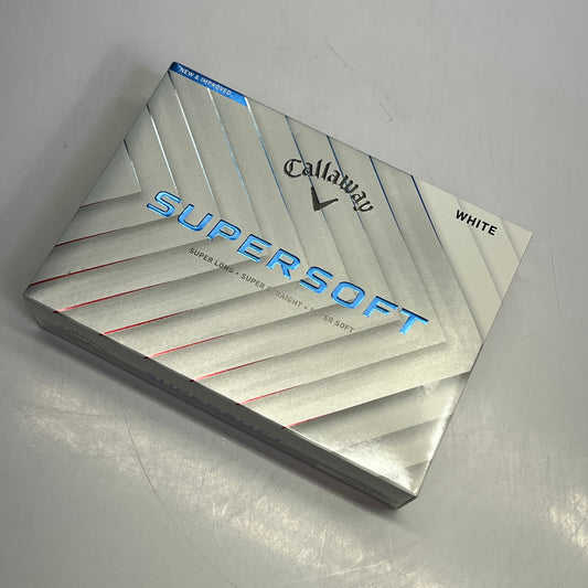 CALLAWAY (SET OF 12) Super Soft Golf Balls For Increased Ball Speed White