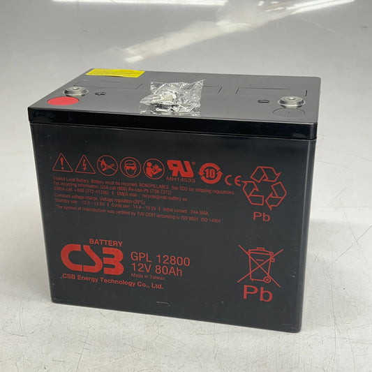 CSB Sealed Lead Acid Battery for Thomas & Betts Emiu-720 12V 80Ah GPL 12800