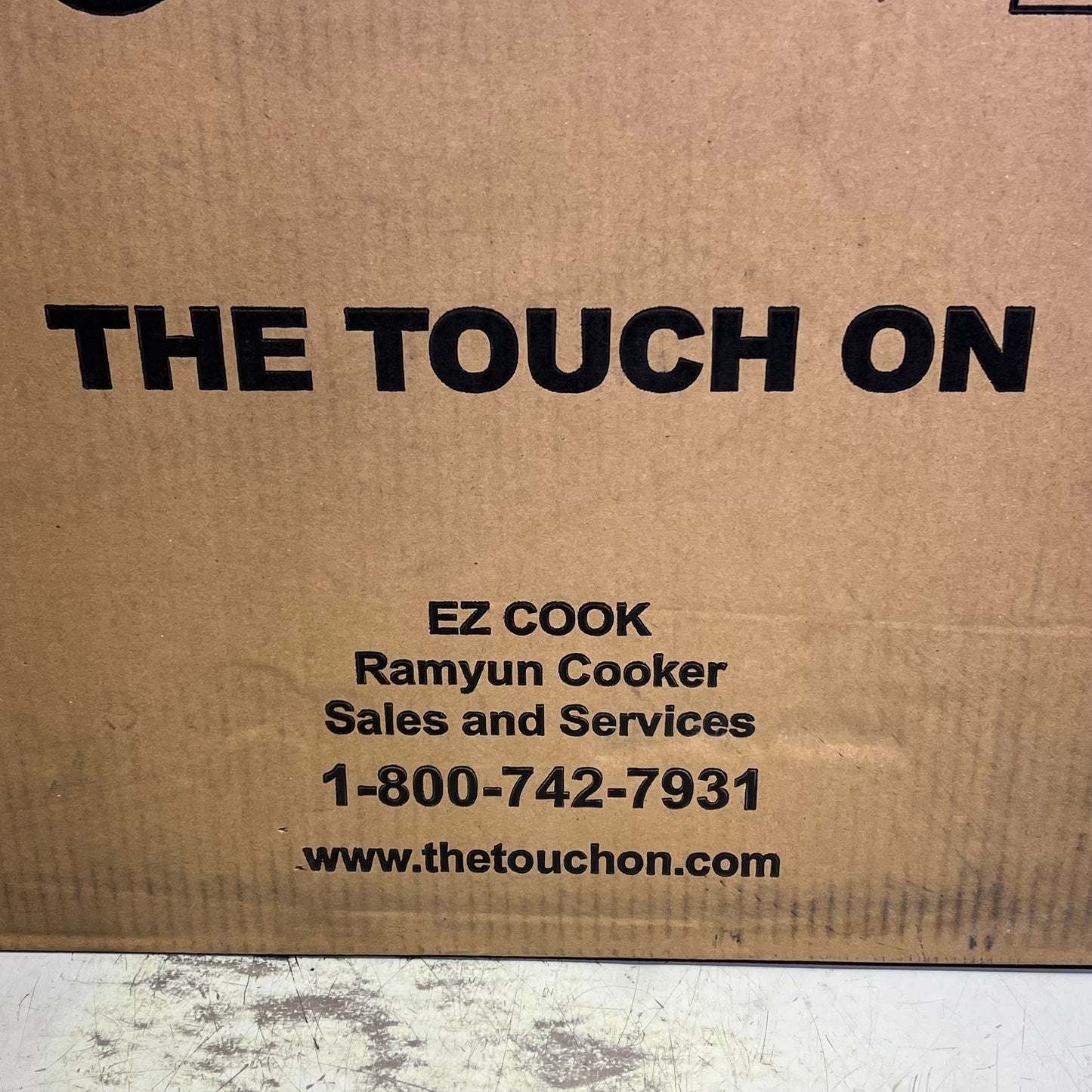 EZ COOK The Touch On Compact Ramyun Cooker Adjustable Settings White/Black H5600
