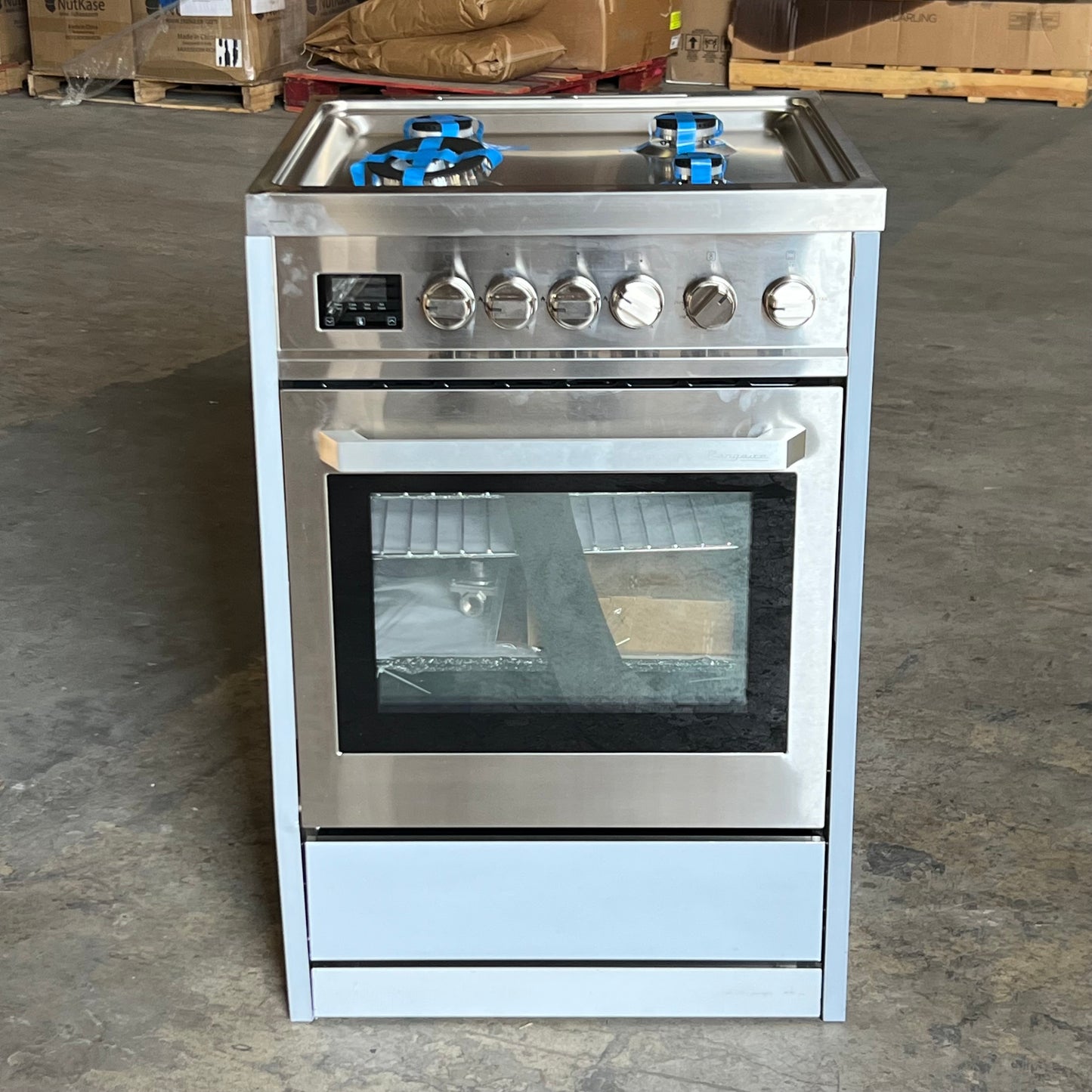 RANGAIRE 24" Gas Range Convection Oven Freestanding Stainless Steel RRG241TS