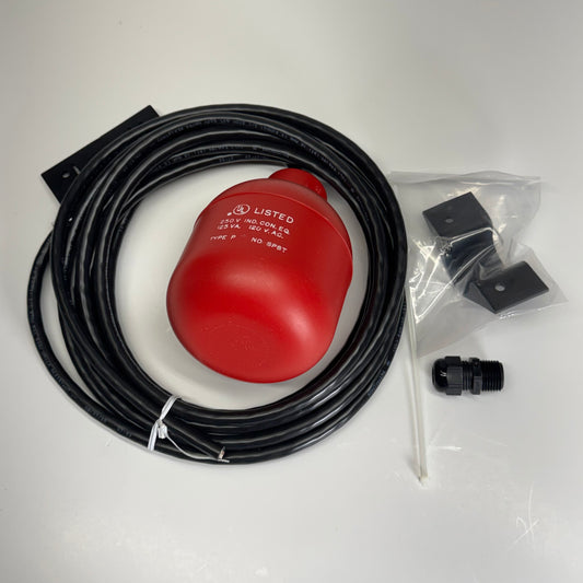 WEIL PUMP Mercury Switch Single Pole-pilot Duty 20 Ft Cord, Black & Red 8234K1004M