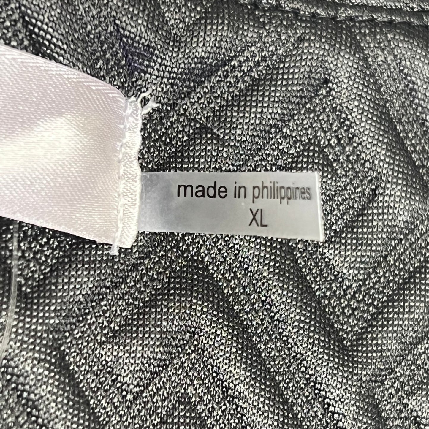 NATORI Textured Quilted Vest Maze Short Sleeve Cardigan Women's Sz XL Black