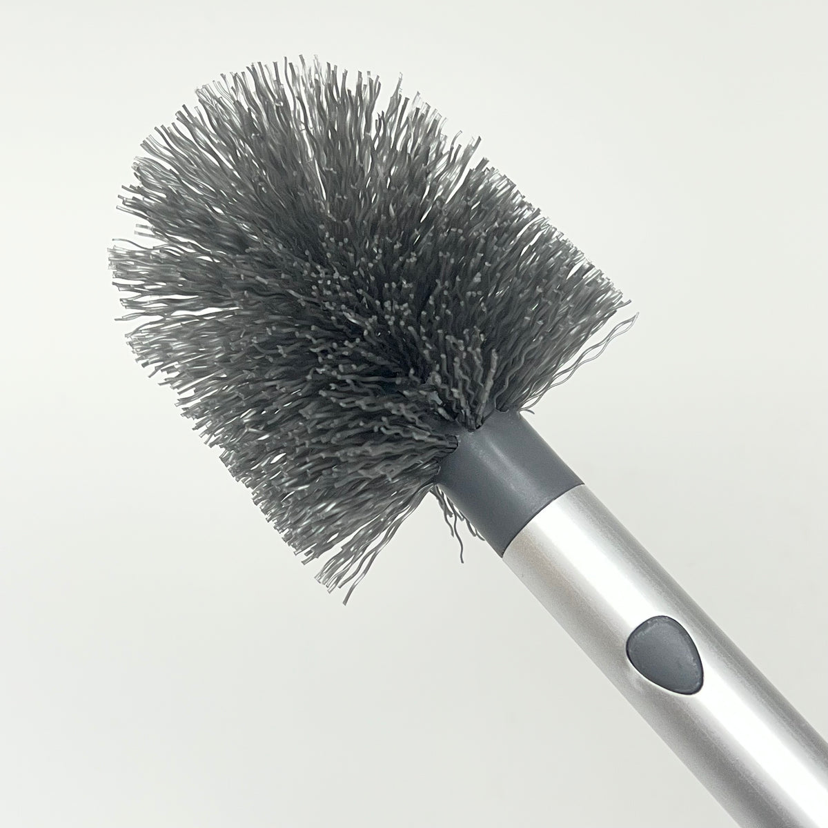 FULL CIRCLE Scrub Queen Toilet Brush Replaceable Mohawk Design Brush Head White