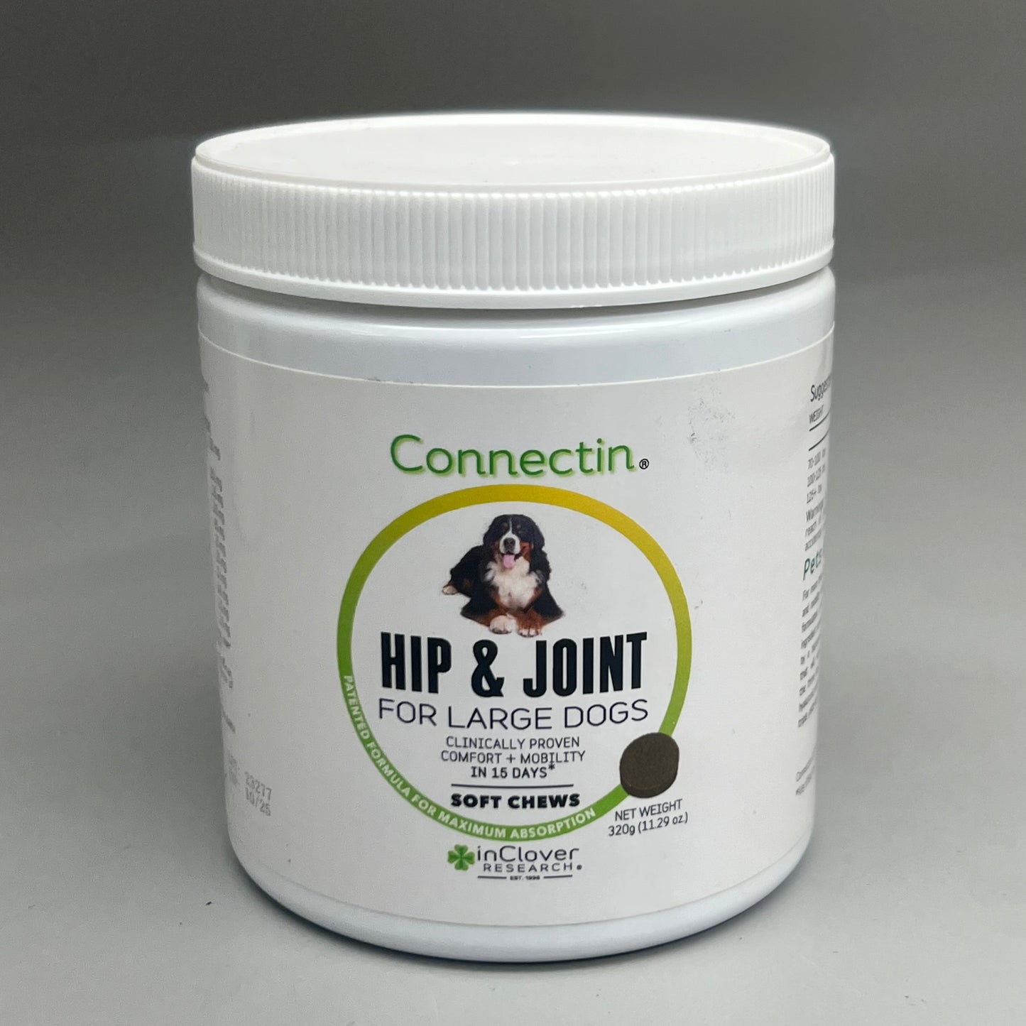 CONNECTIN (2 PACK) Hip & Joint for Large Dogs, Dog Supplement 80 Chews/Bottle 10/25