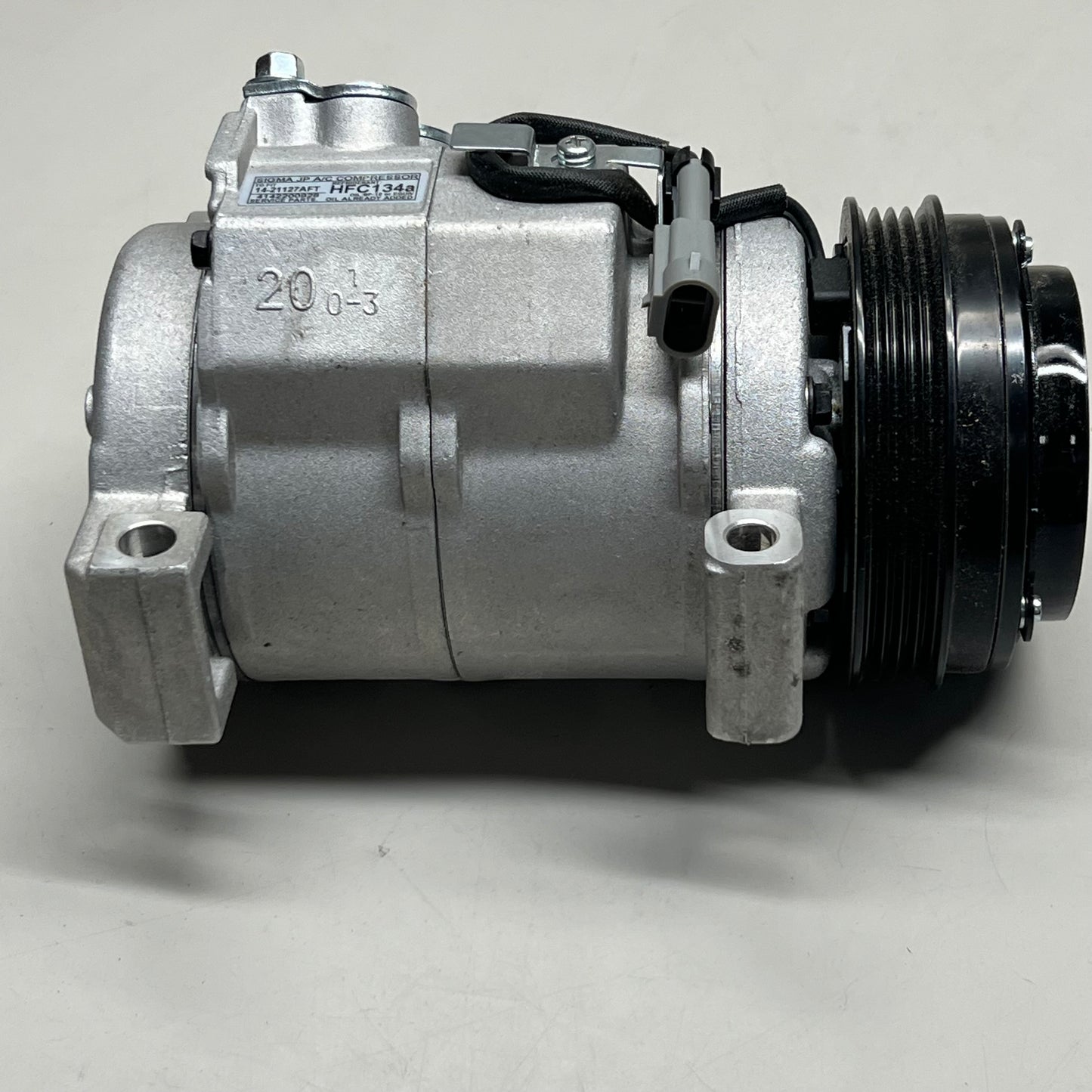 SIGMA RADIATOR JP A/C Compressor 9.5"x7.5"x6.5" Gray HFC134a