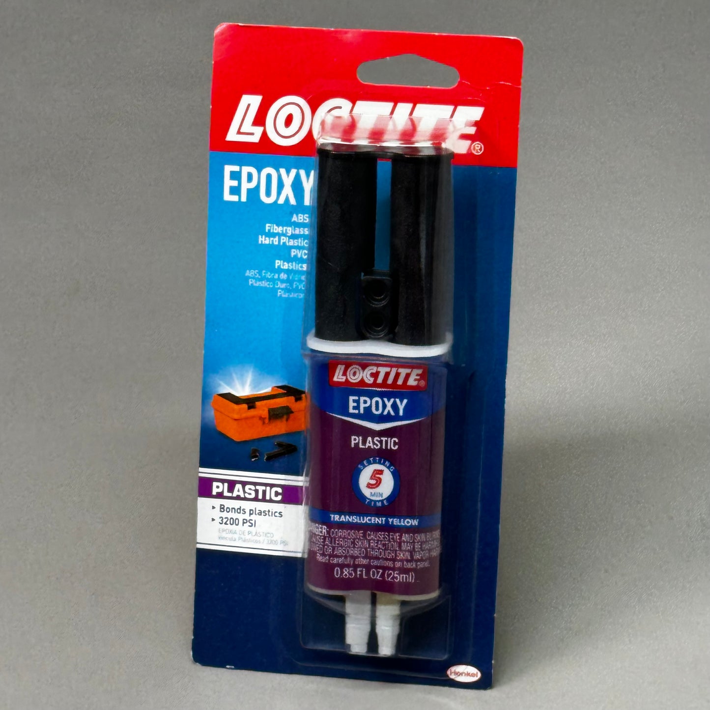 LOCTITE HENKEL (4 PACK) Bonder Epoxy Plastic Translucent Yellow 0.85floz 1360788