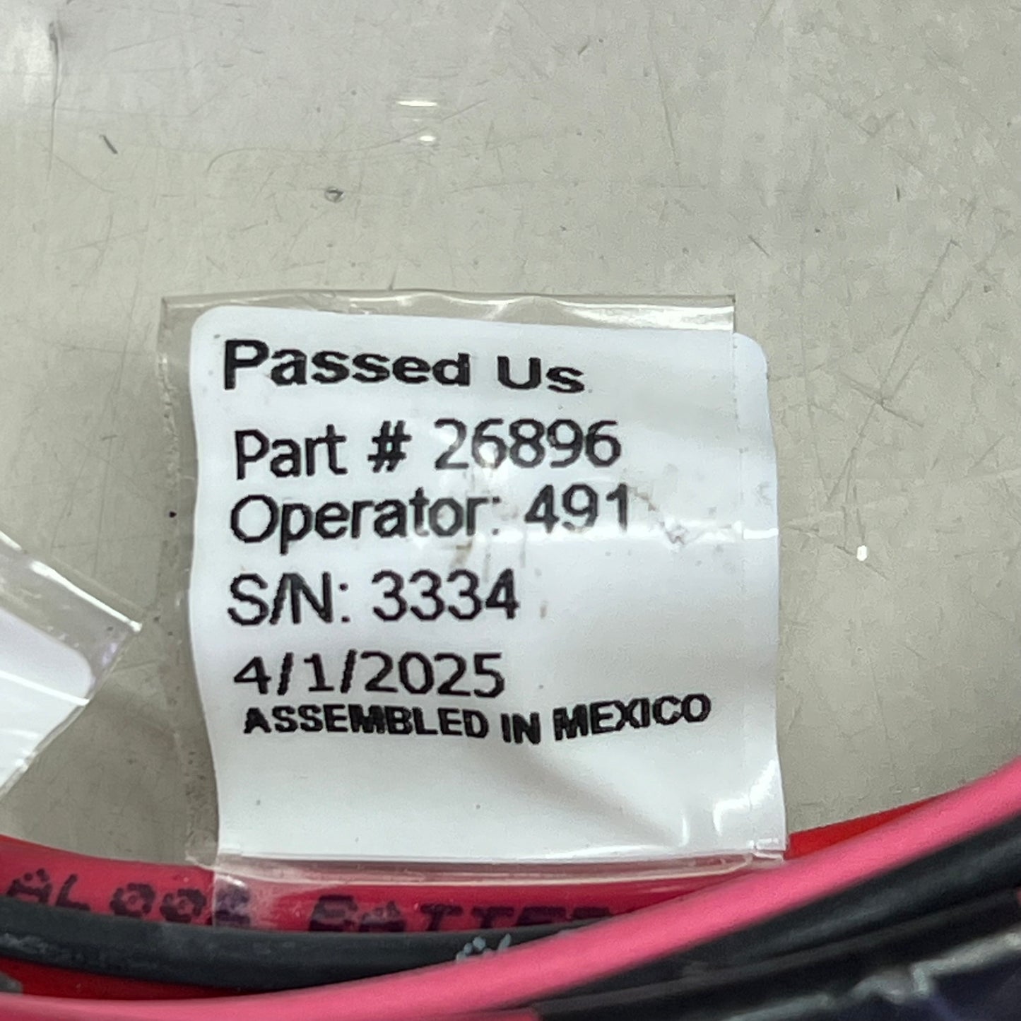 AIR LIFT Wireless One Harness 2nd Generation Made In USA Red/Black 26896