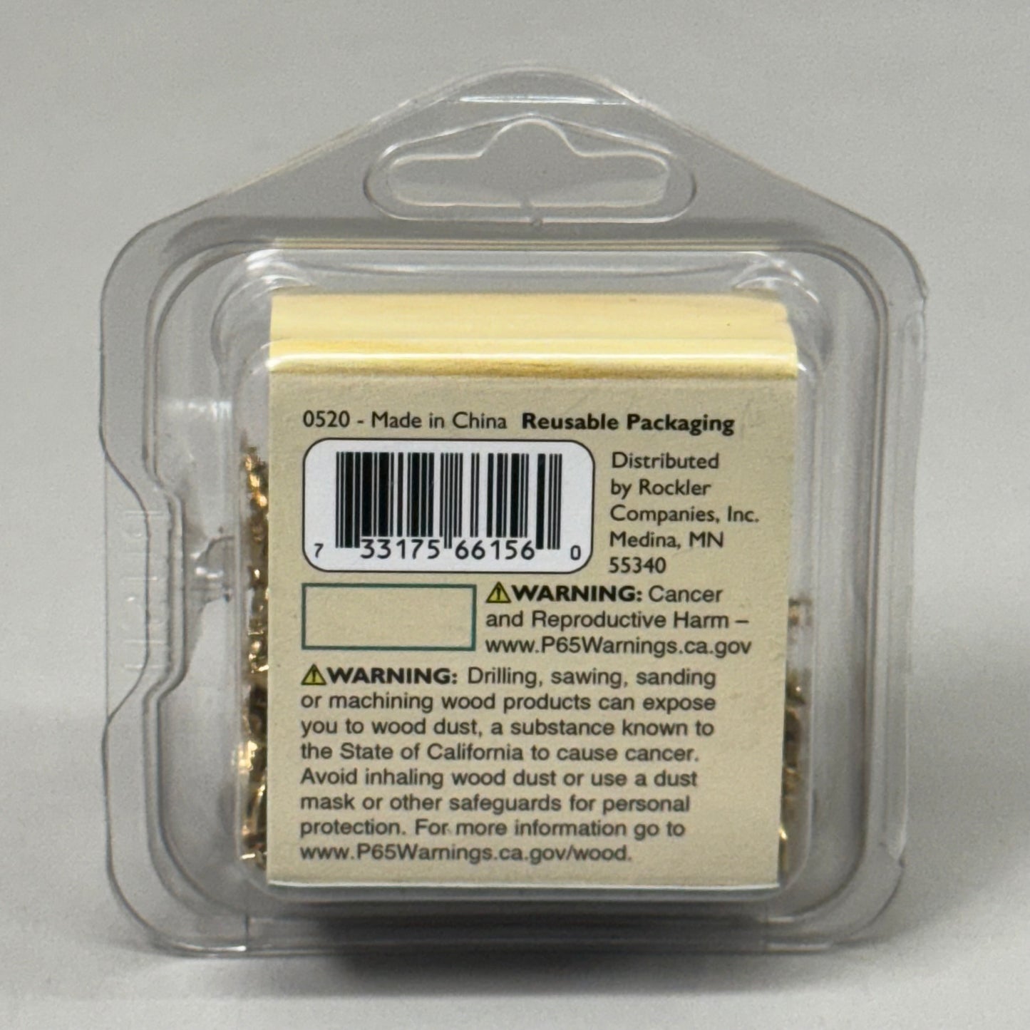 ROCKLER (2 PACK, 200 SCREWS TOTAL) Centerline Decorative #6 x 5/8"Standard Wood