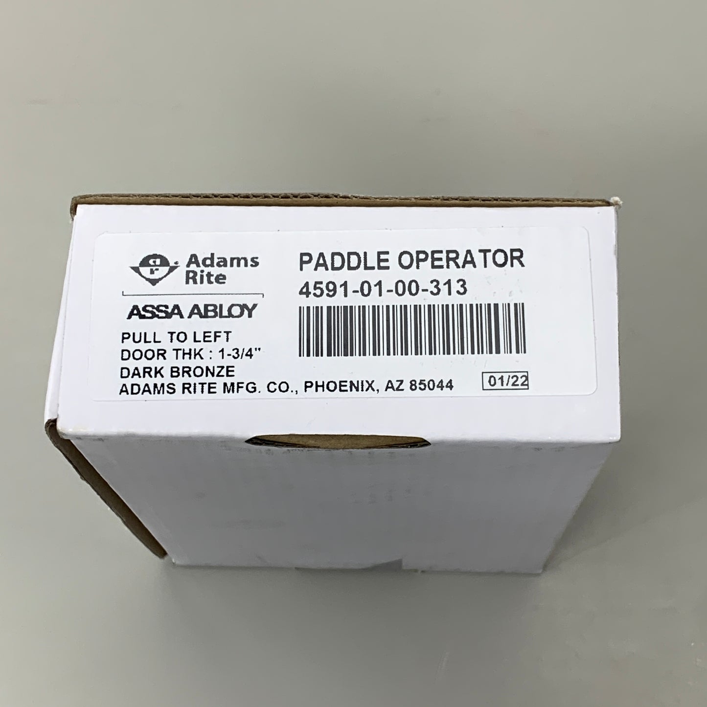 ADAMS RITE Deadlatch Paddle Operator for 4300/4500/4900 Series Dark Bronze 4591-01-00-313