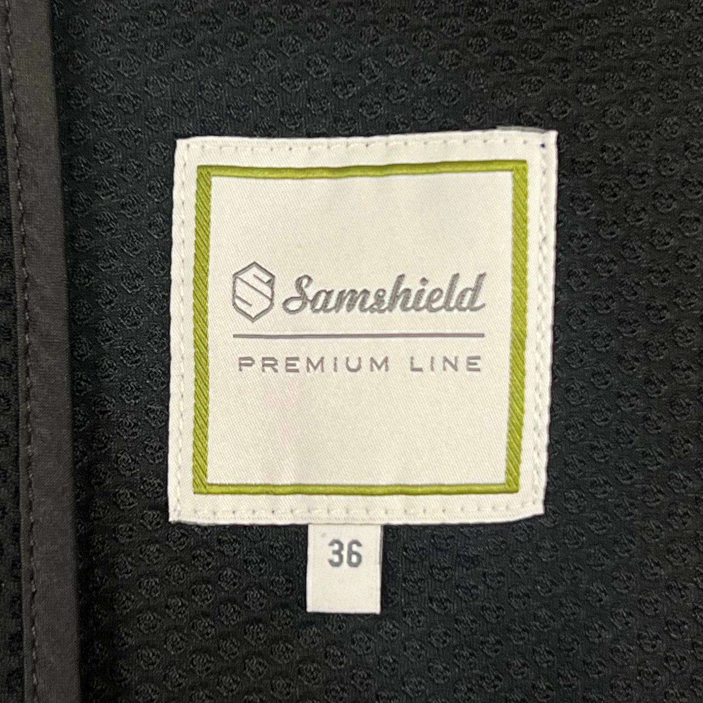 SAMSHIELD Wellington Equestrian Women's Mesh Riding Jacket Sz US 6, UK 8, FR 36 Black