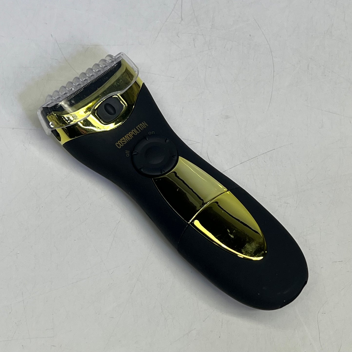 COSMOPOLITAN Cordless Portable Rechargeable Lady Shaver Black & Gold 2021-7281