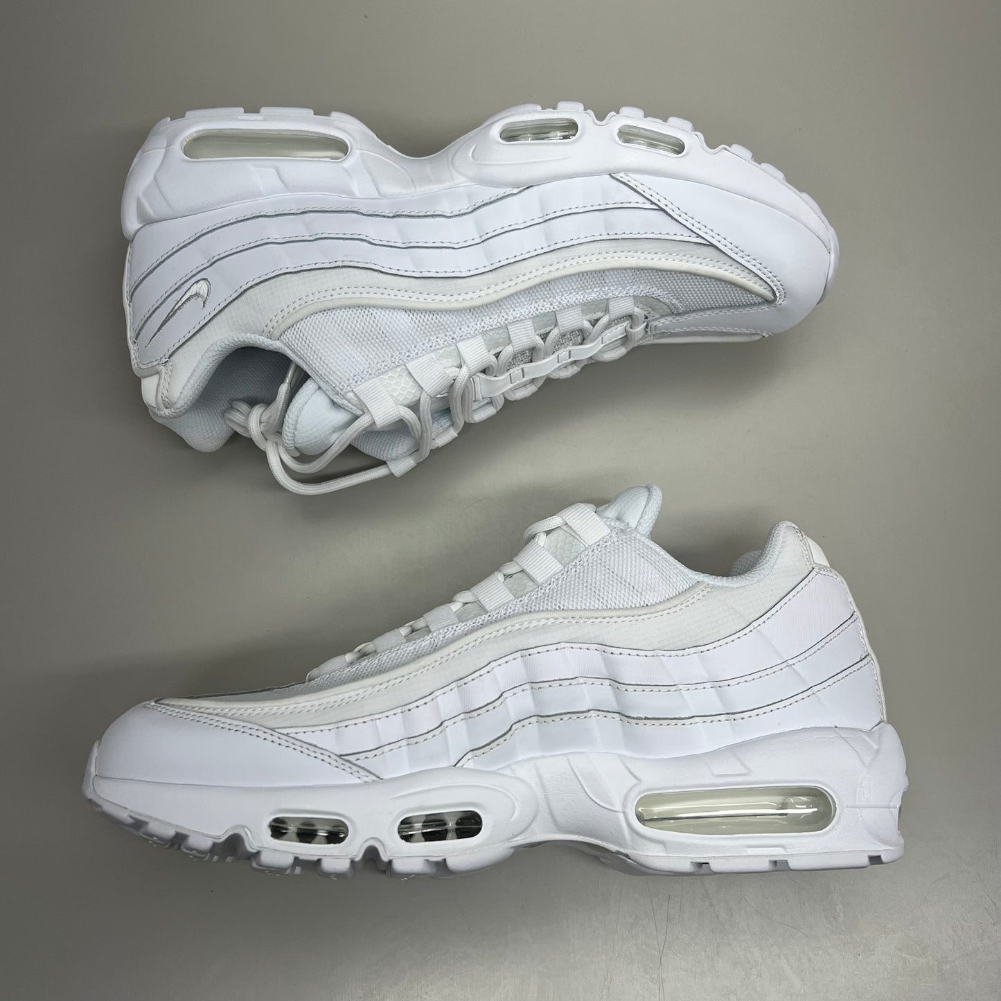 NIKE Air Max 95 Essential Air Cushioning Breathable Sz Men's 10 White CT1268 100