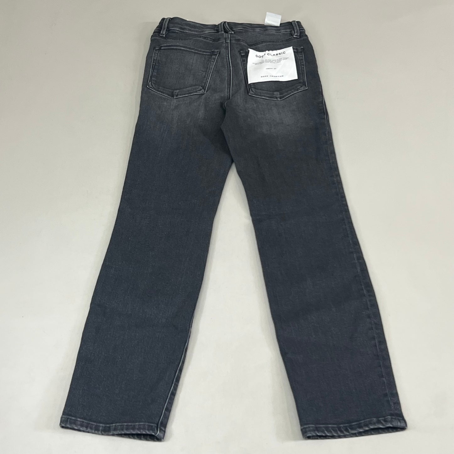 GOOD AMERICAN Good Classic High Rise Jeans Women's Sz 0 Black219 GCCO014BTP