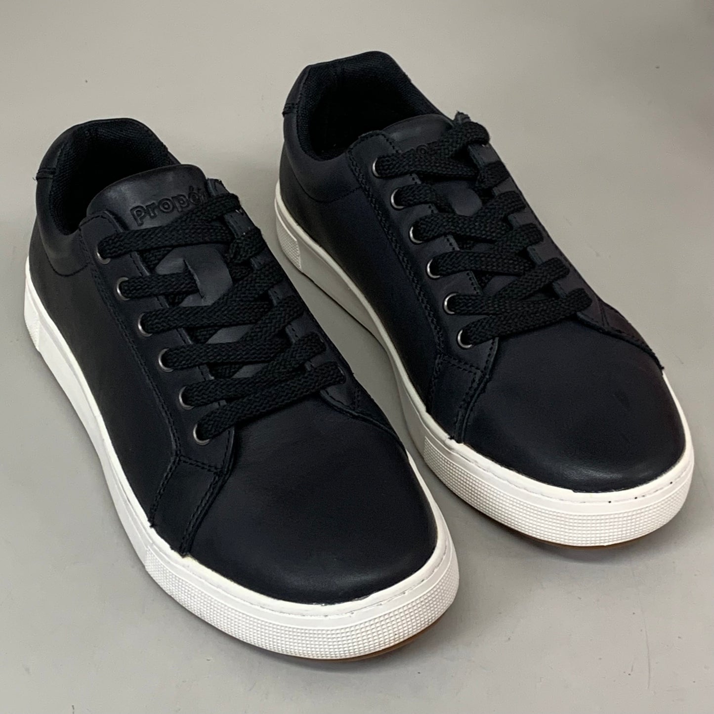 PROPET Koda Classic Leather Sneakers XX(5E) Men's SZ 9 Black MCA202LBLKE-09