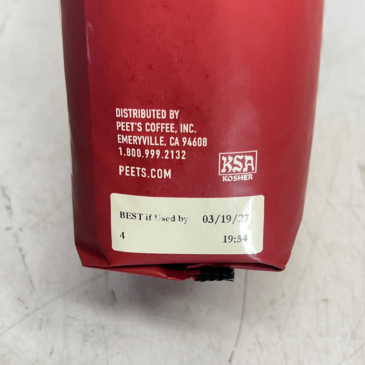 PEETS (2 PACK) Whole Bean Coffee French Deep Roasted Roasted Dark 1 Lb BB 03/27