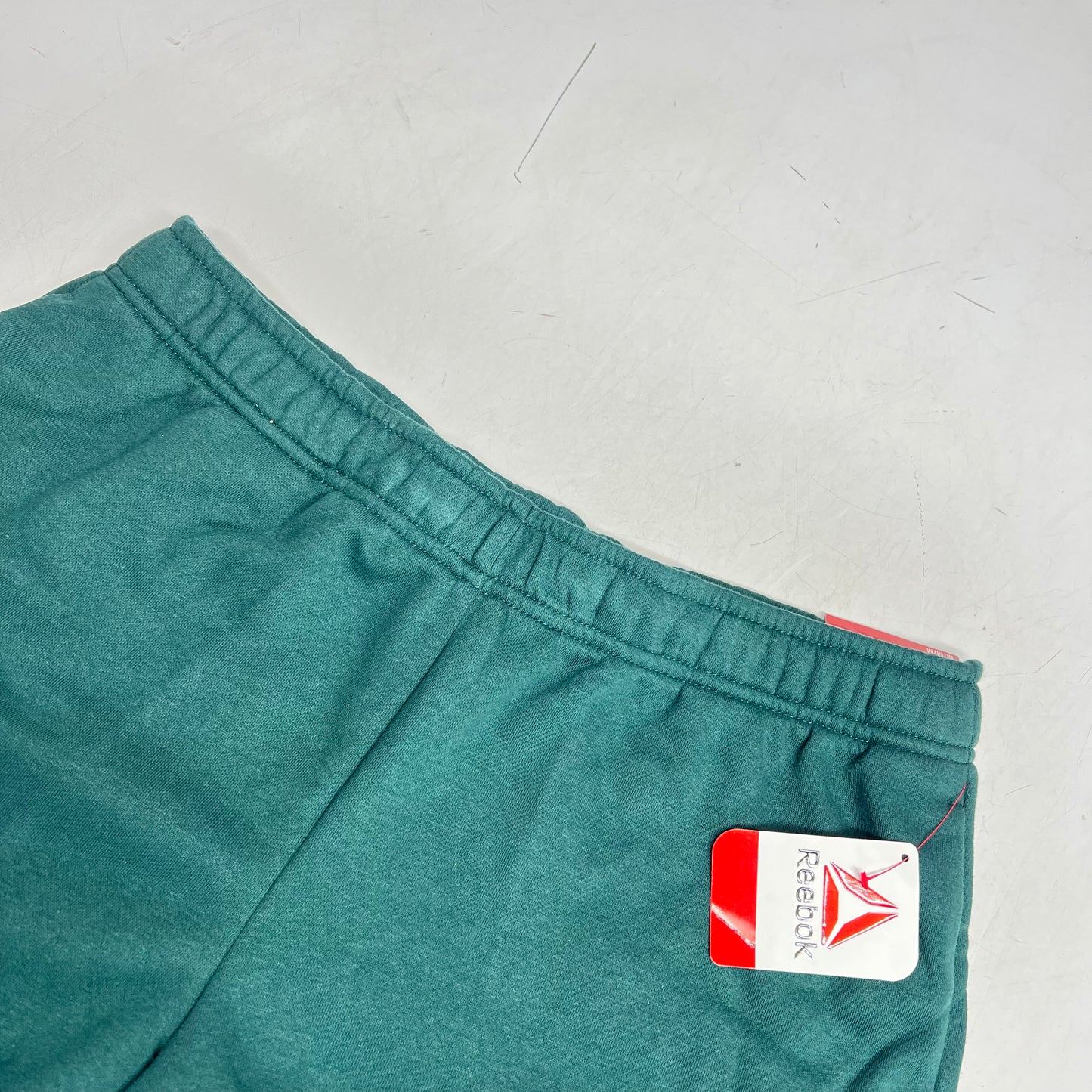 ZA@ REEBOK Weekender Shorts Fleece Lined Soft Waistband Women's Sz M Sea Moss