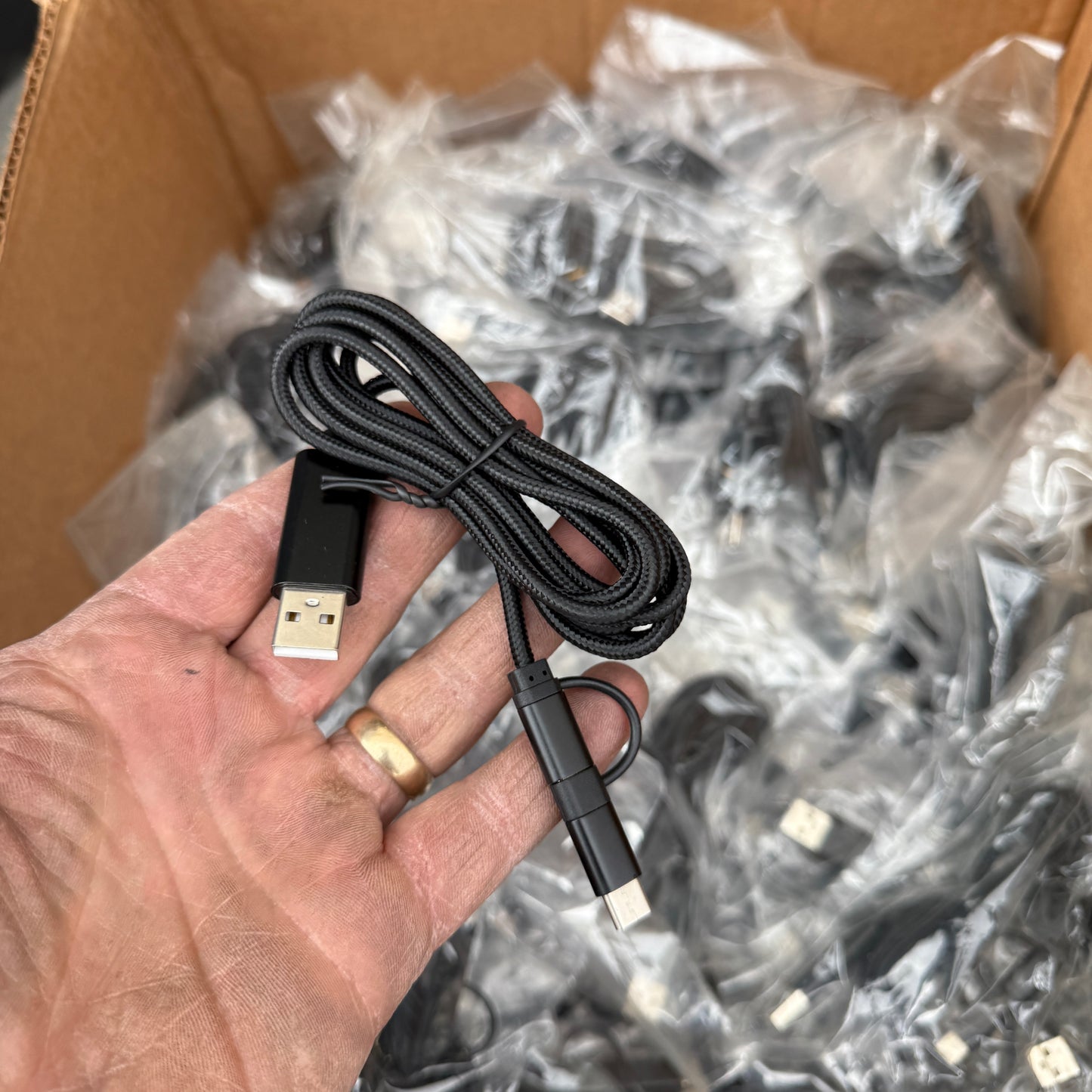 ZA@ Pallet of Large Fabric Roll, Dental Tips, Jug, USB Cables, Peanut Butter,TAKIS, & BOOST (all past Date) (AS-IS)