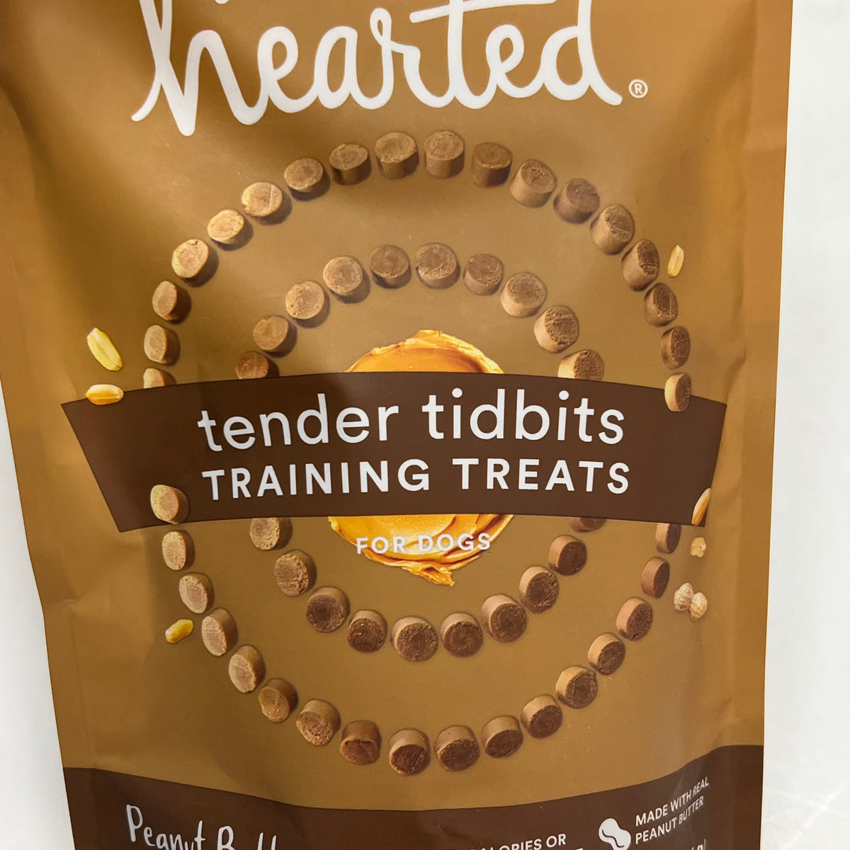 ZA@ WHOLE HEARTED (3 PACK) Tender Tidbits Training Treats Peanut Butter Recipe 6oz BB 11/27