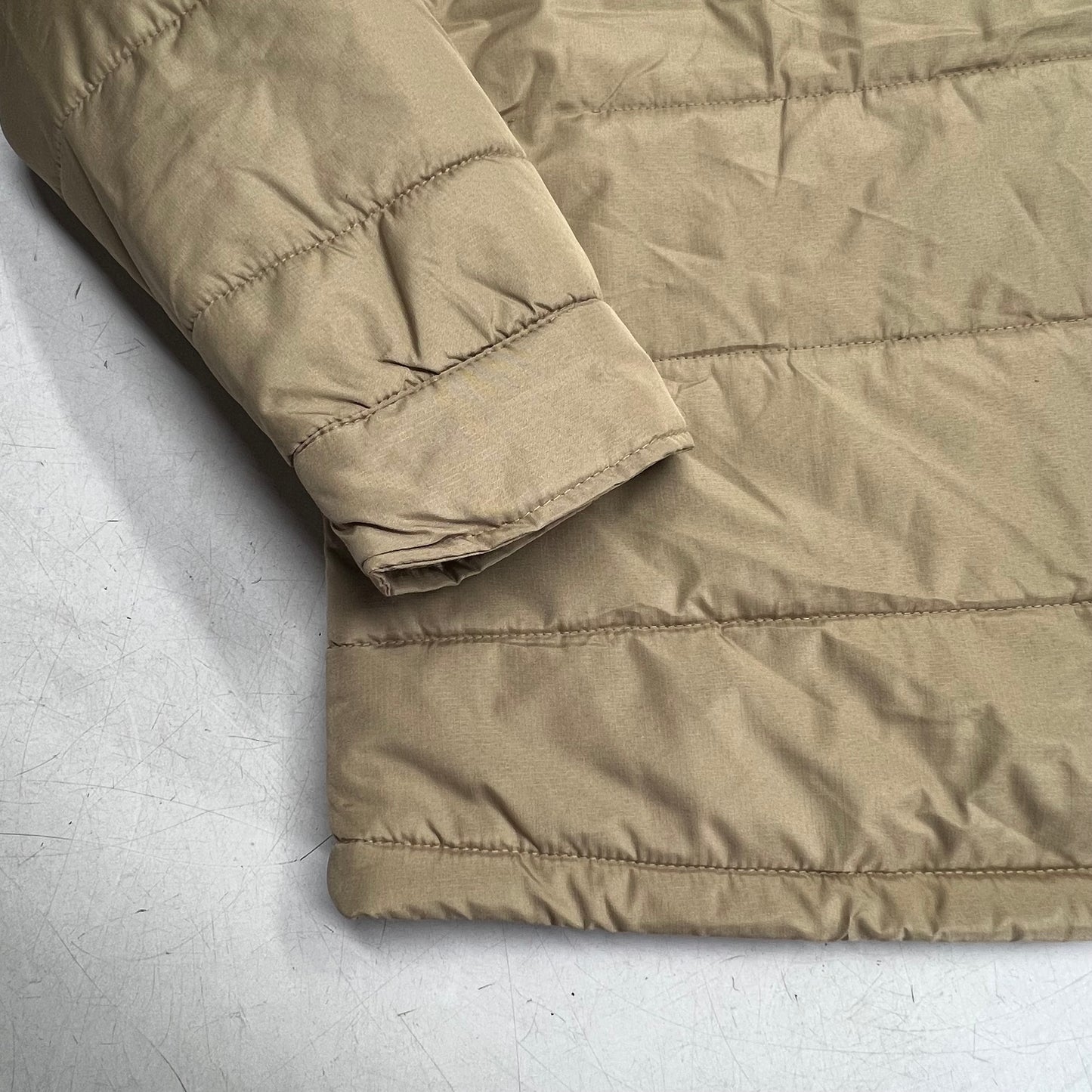 HURLEY Fanes Hooded Shirt Coat Jacket Thermal Wall Men's Sz M Khaki H6N419FE