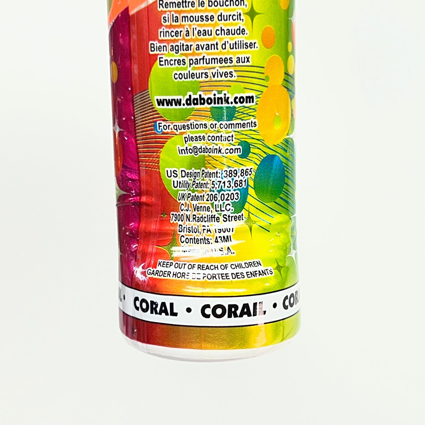 DAB O INK (12 PACK) Sunsational Bingo Marker Bright Ink 43ml/1.4 oz Coral C26