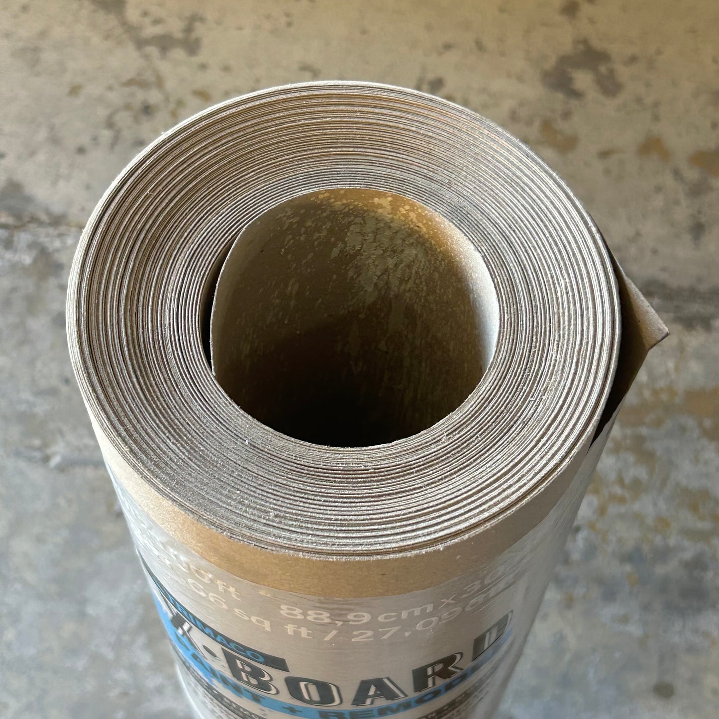 ZA@TRIMACO X-Board Lightweight Surface Protector  35"x100' As-is (Damaged Around Edges-See Images) Brown 12370/9 (Copy)