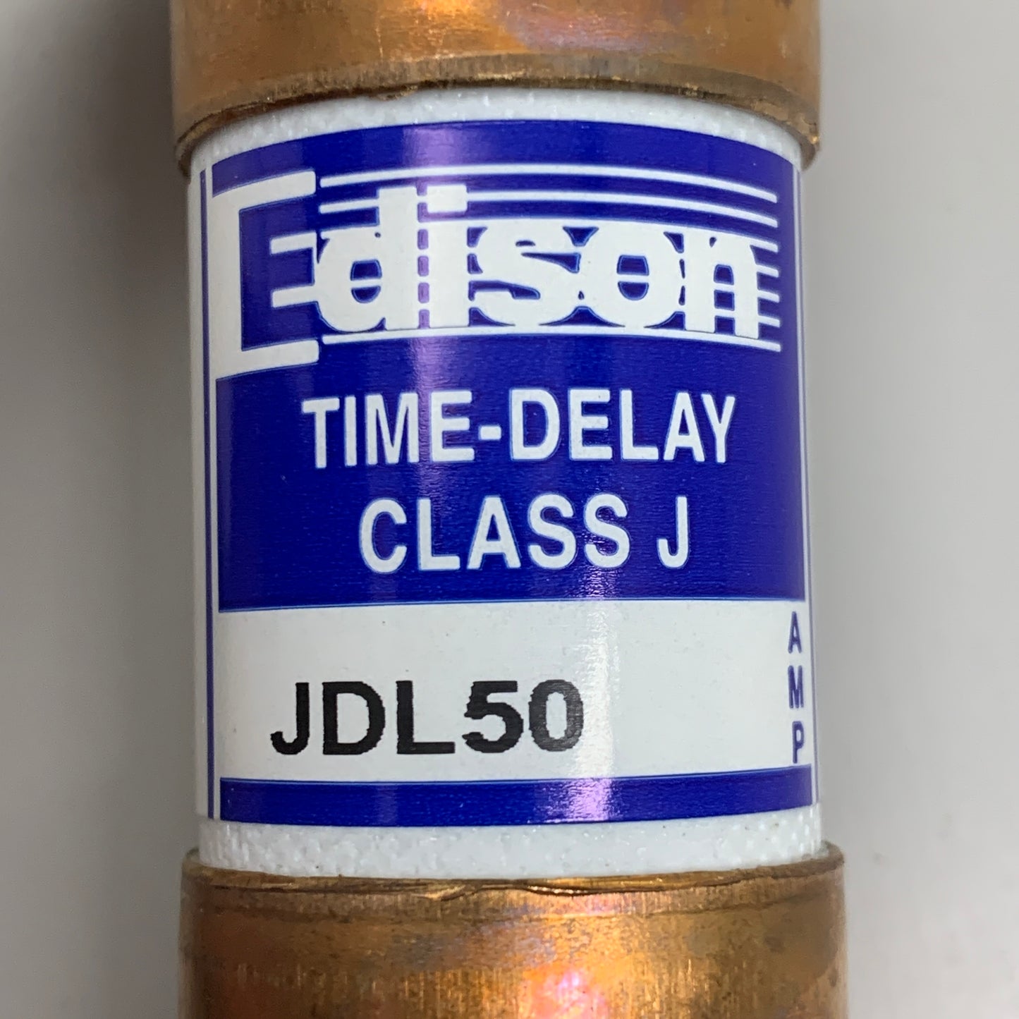 EDISON 10PK! Class J Time Delay Fuses 600V HRCI-J Type D JDL50