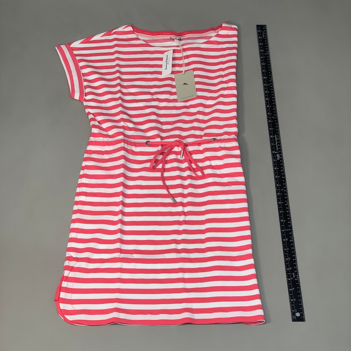 TOMMY BAHAMA Veranda Amira Stripe dress Sz M Tutti Frutti SW620721 (New)