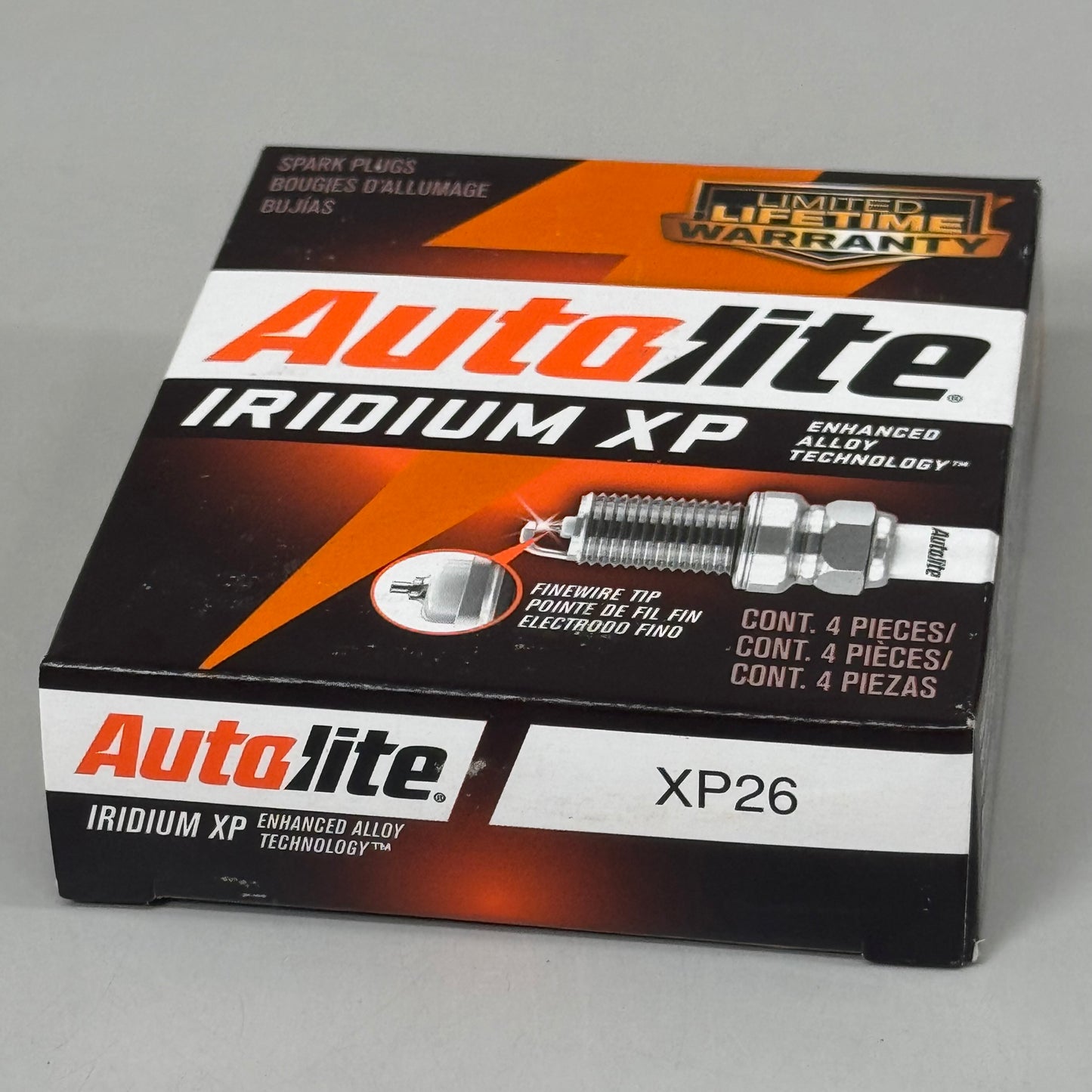 AUTOLITE (4 PACK)Platinum Iridium XP Spark Plug Fine Wire Tapered 5/8" Hex XP26